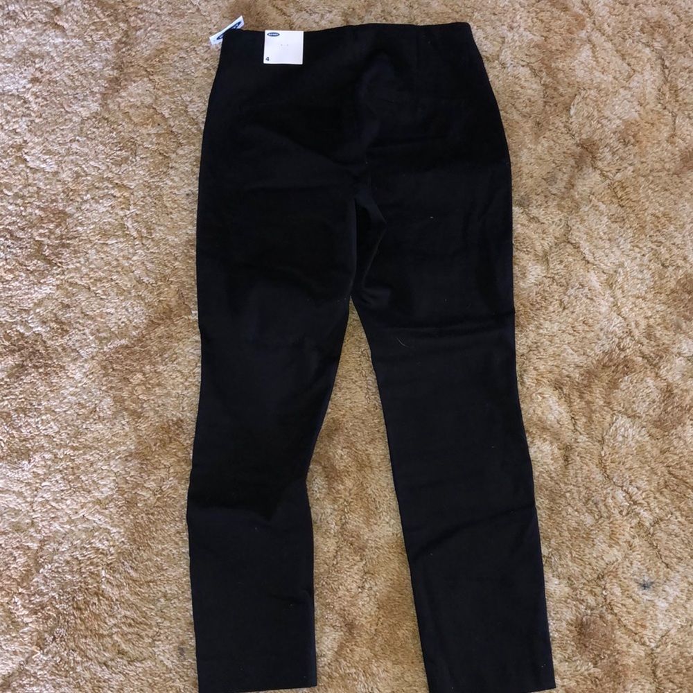 Black dress ankle pants